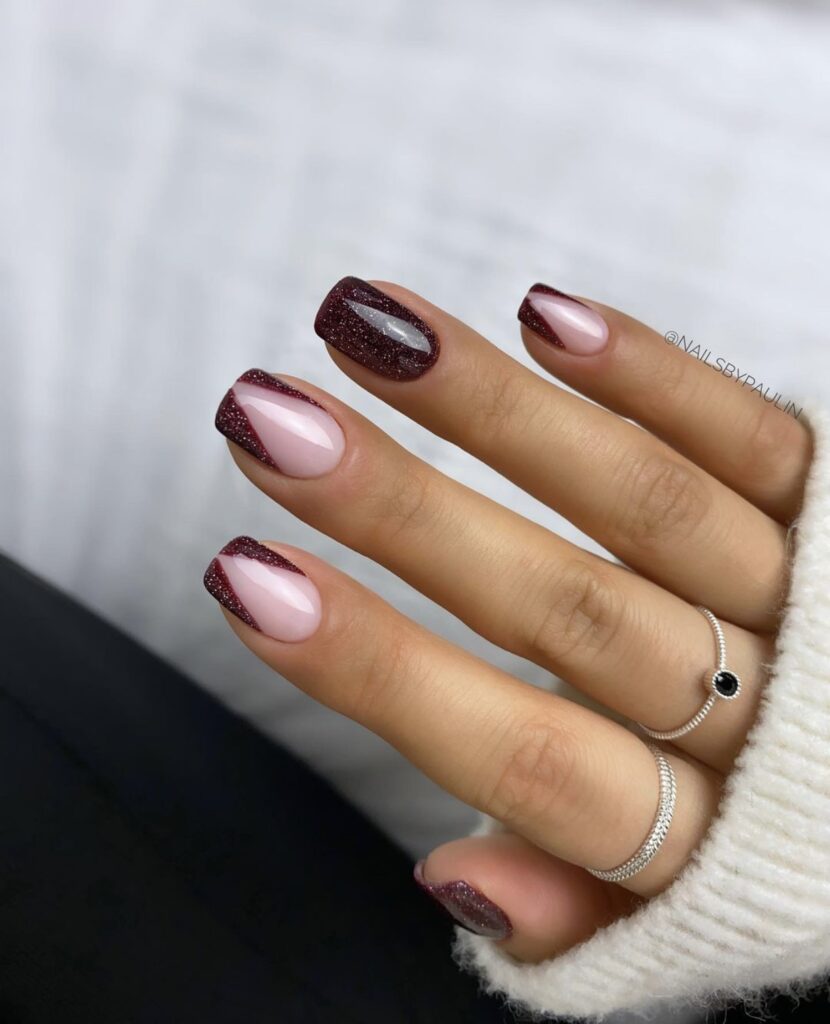 burgundy nails ideas