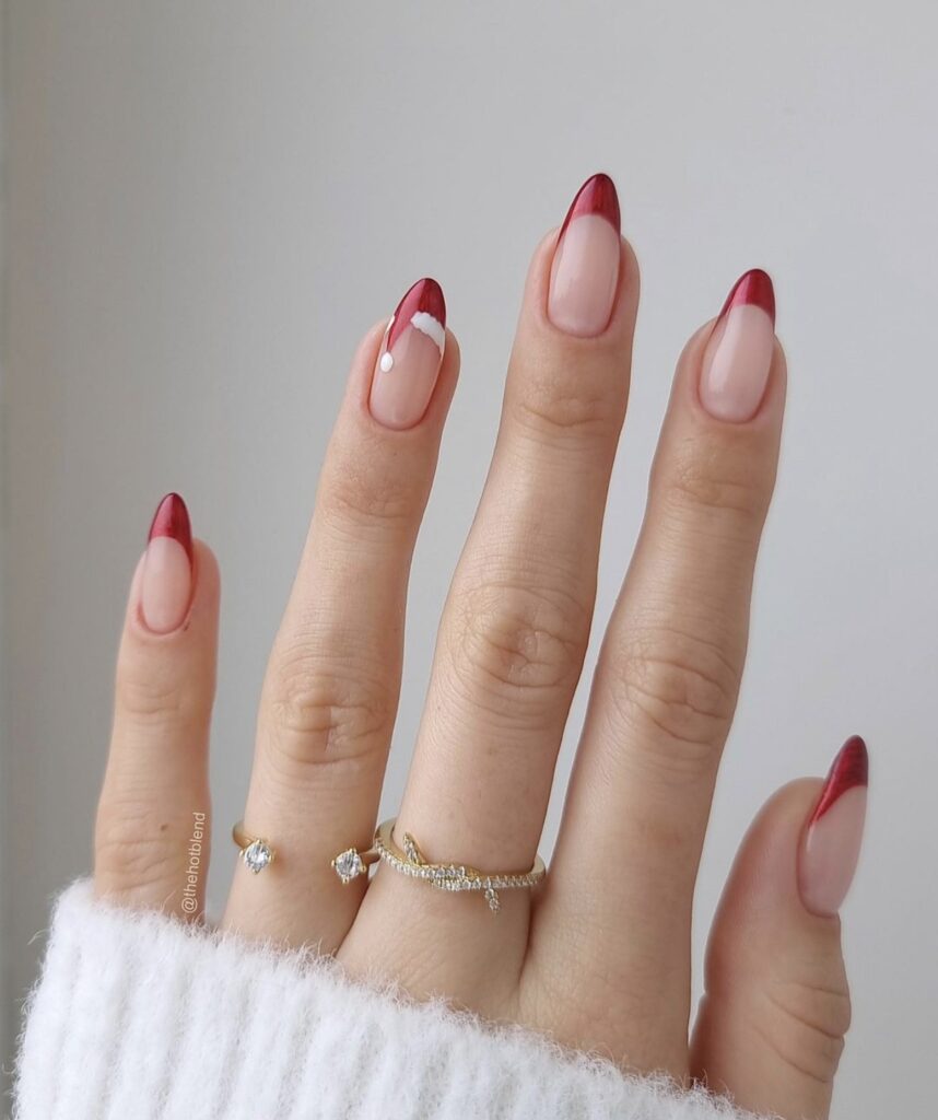 red french manicure