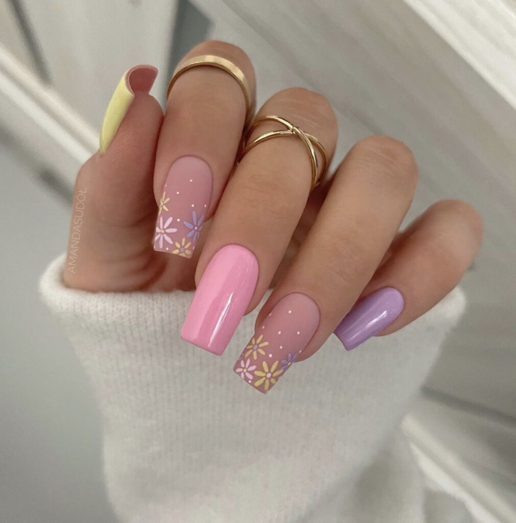 cute spring nail designs