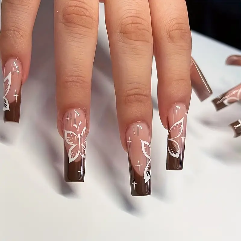 brown nail designs