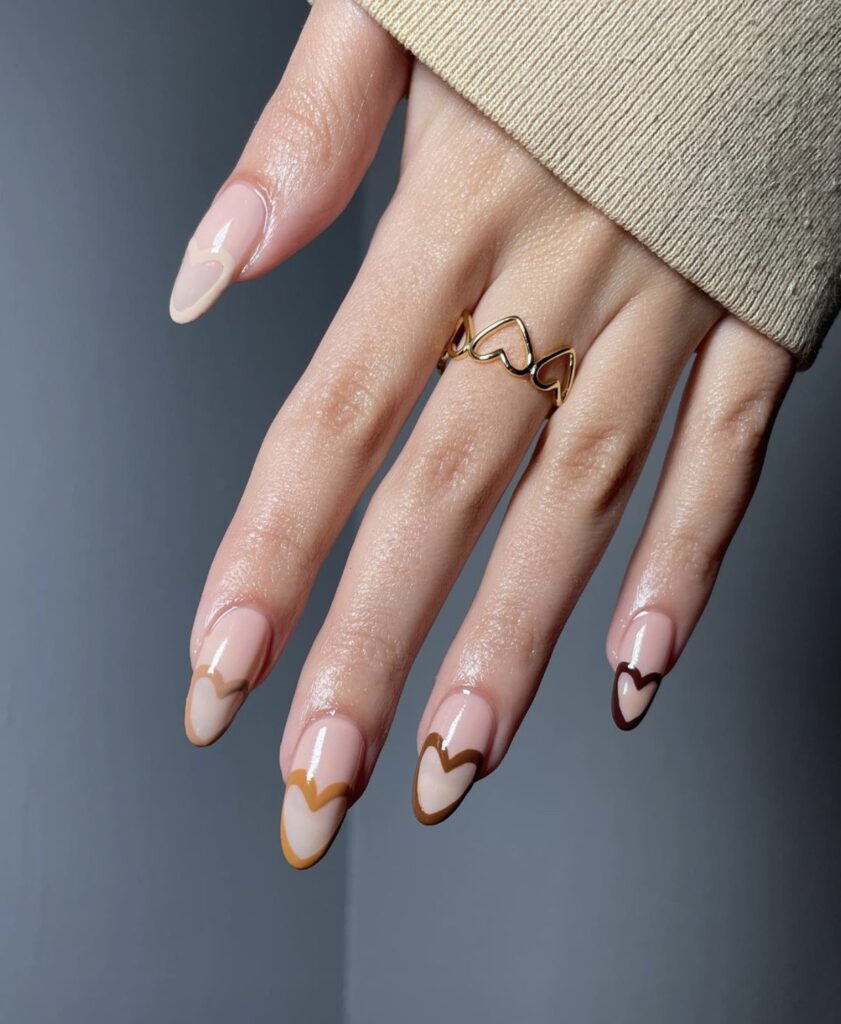 brown nail designs