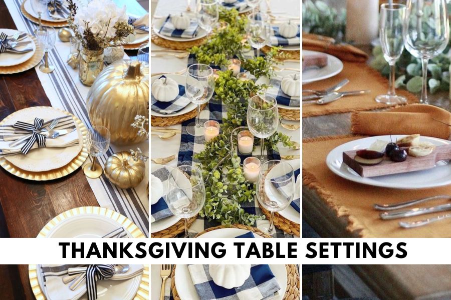 Thanksgiving table settings 2023