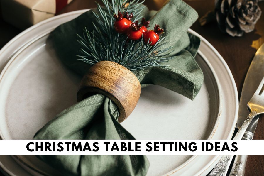 CHRISTMAS TABLE SETTING IDEAS