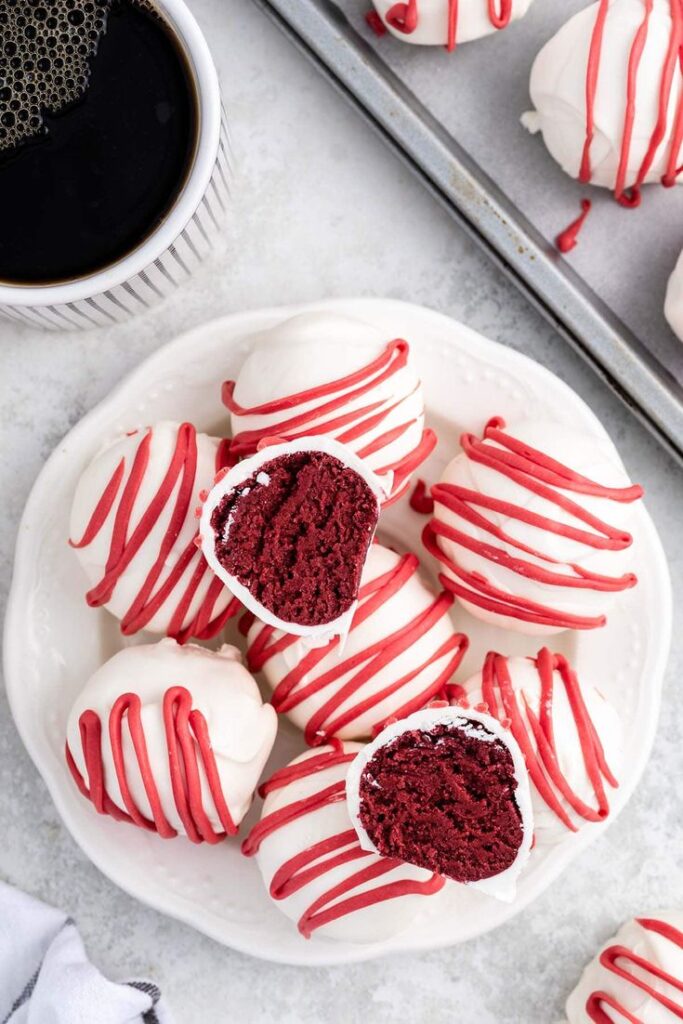 Red Velvet Cheesecake Bites