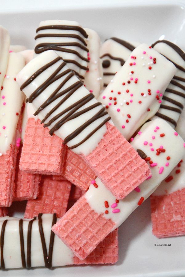 Chocolate Dipped Wafer Cookies