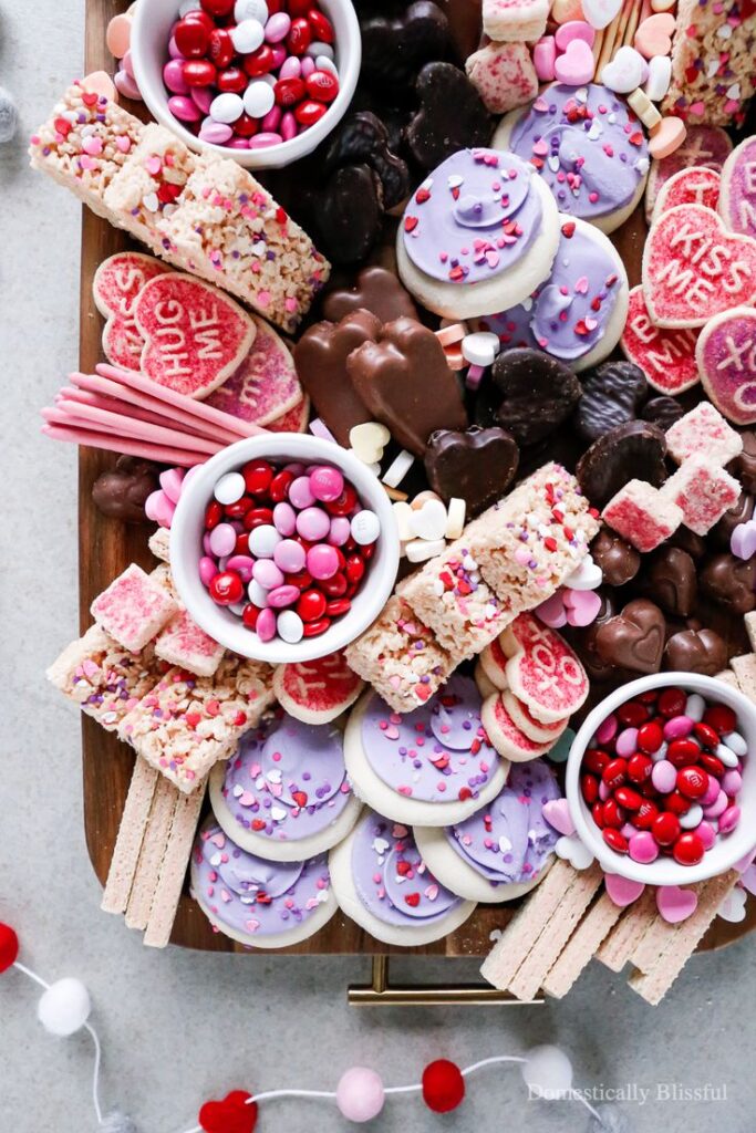 Galentine's day dessert board