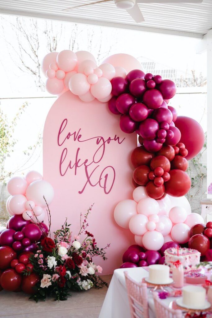 Galentines party backdrop