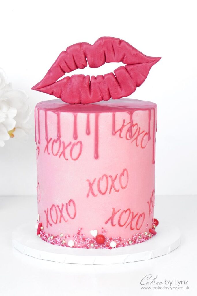 Galentines party cake idea