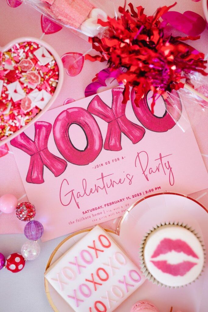 Galentines party invite