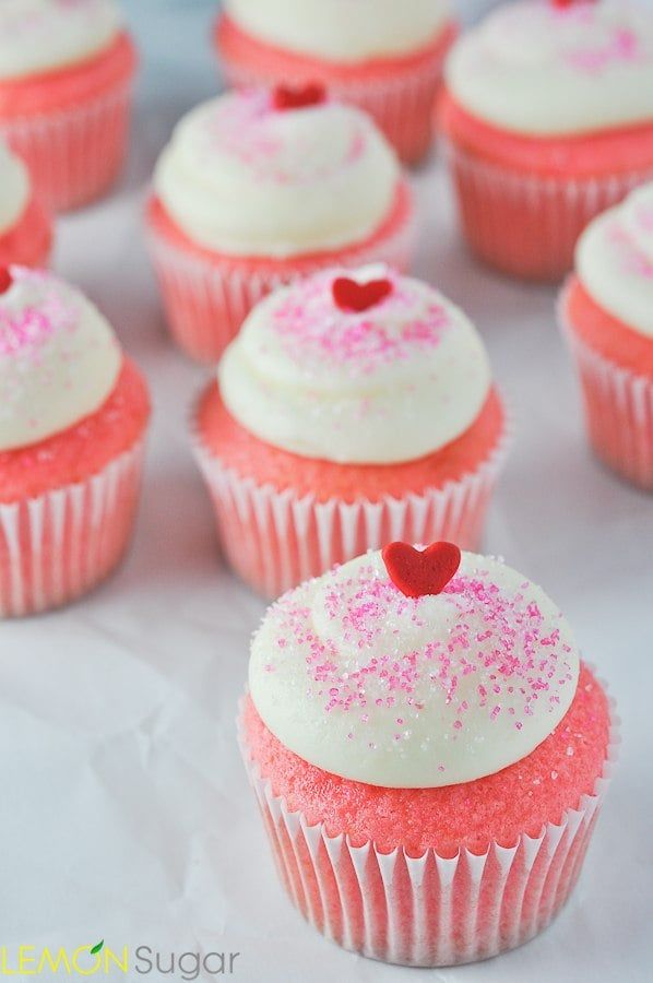 Pink Velvet Cupcakes