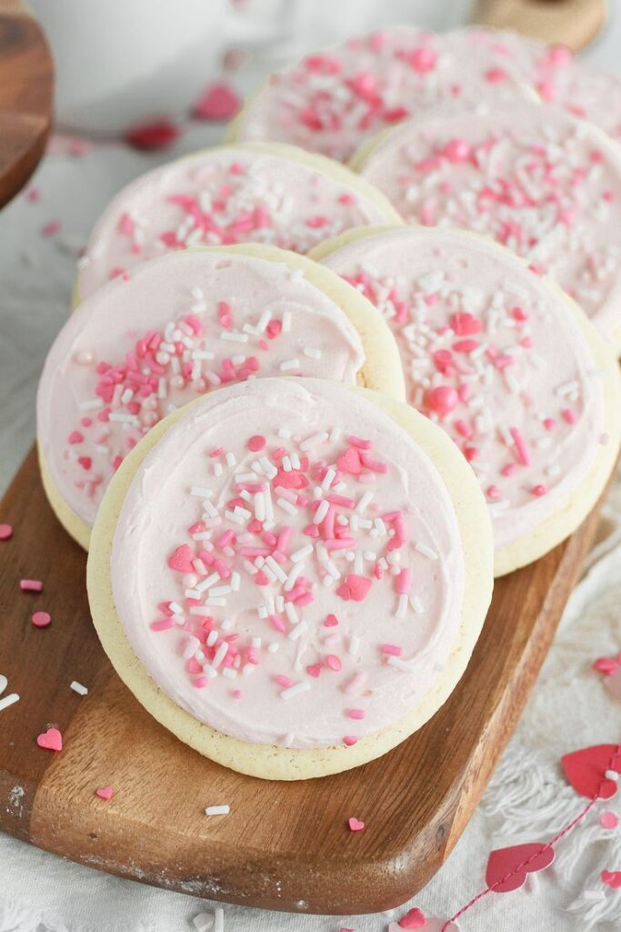 Soft and Perfect Valentine’s Lofthouse Cookies