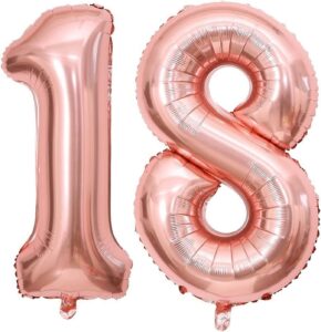 18 number balloons