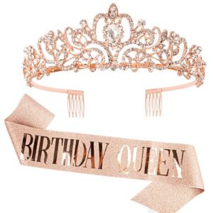 birthday queen sash and tiara