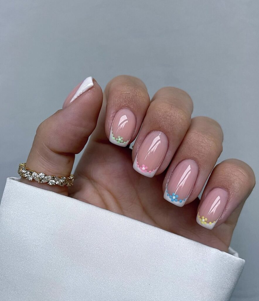 cute spring nails short