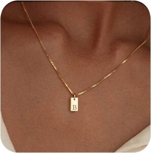 initial necklace gift idea