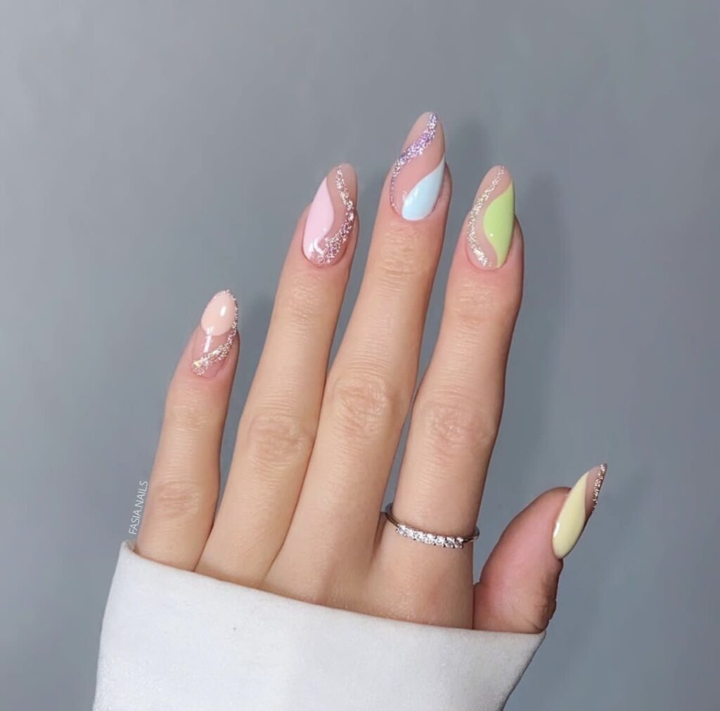 short nail designs spring nails