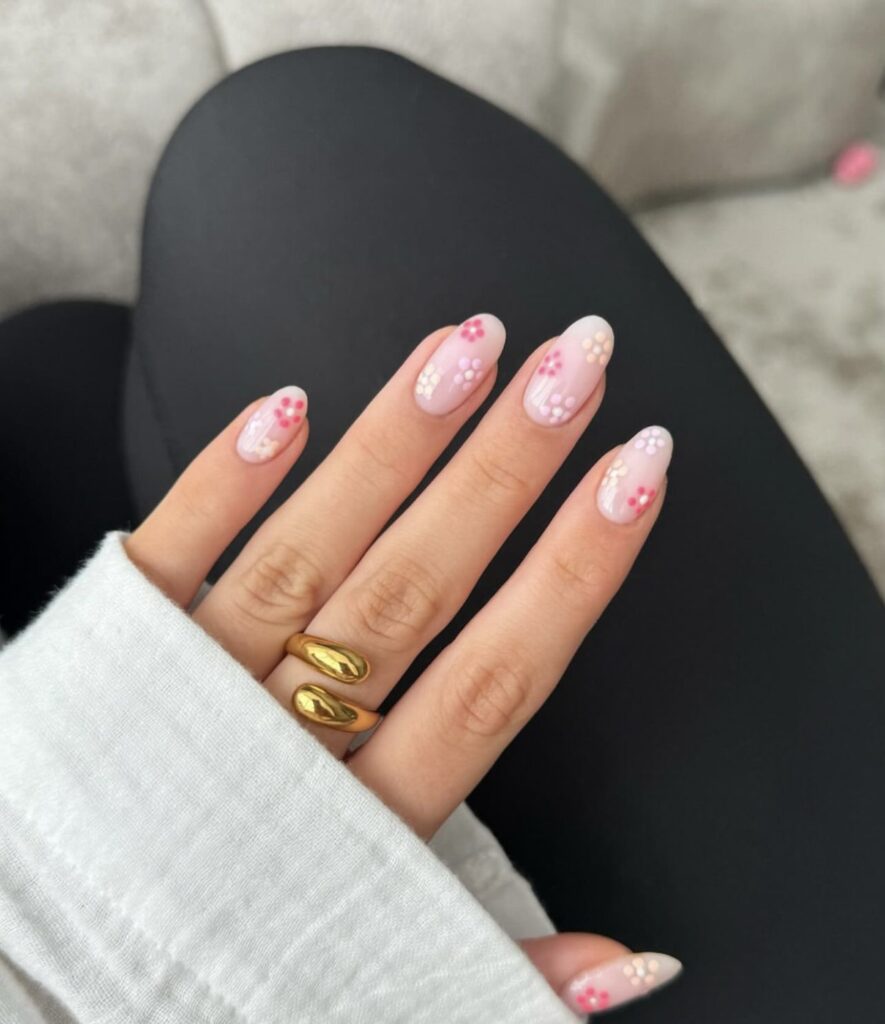 short spring almond nails