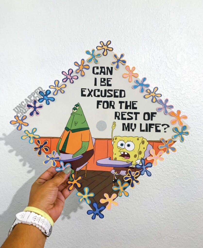 SpongeBob Graduation Cap