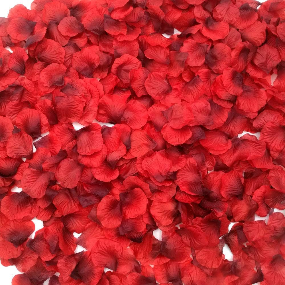 silk rose petals