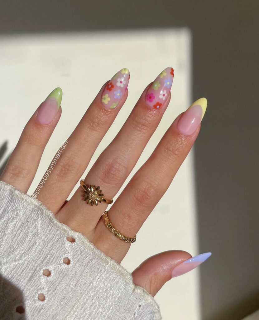 pastel nails