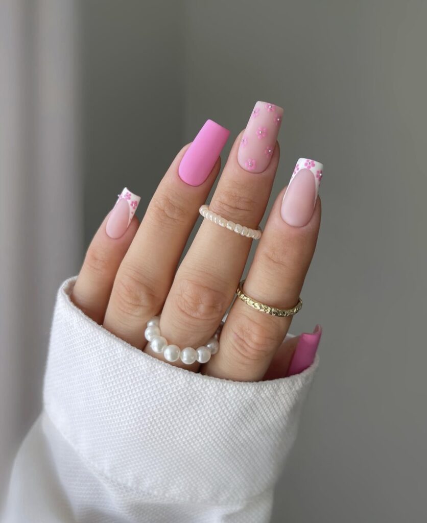 pastel nail art