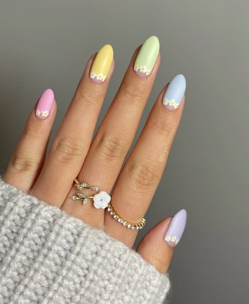 nail design pastel