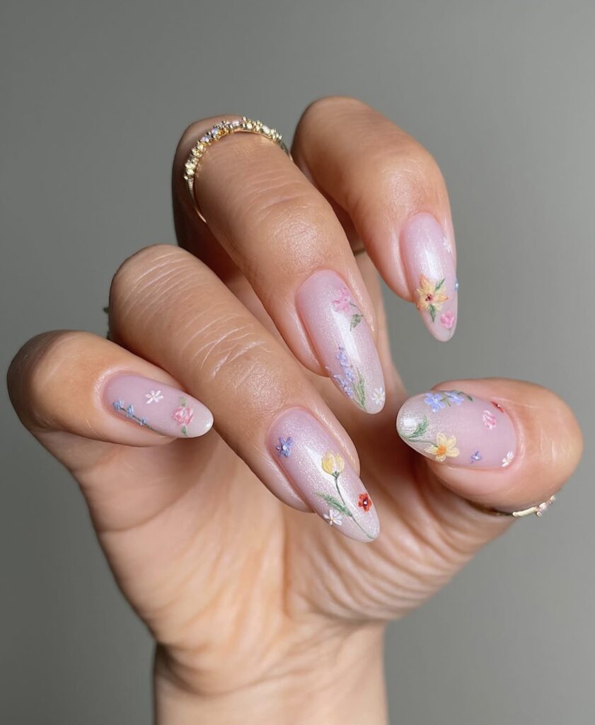 pastel nail designs simple