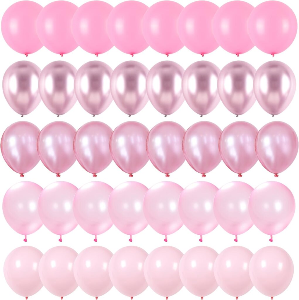 pink balloons set