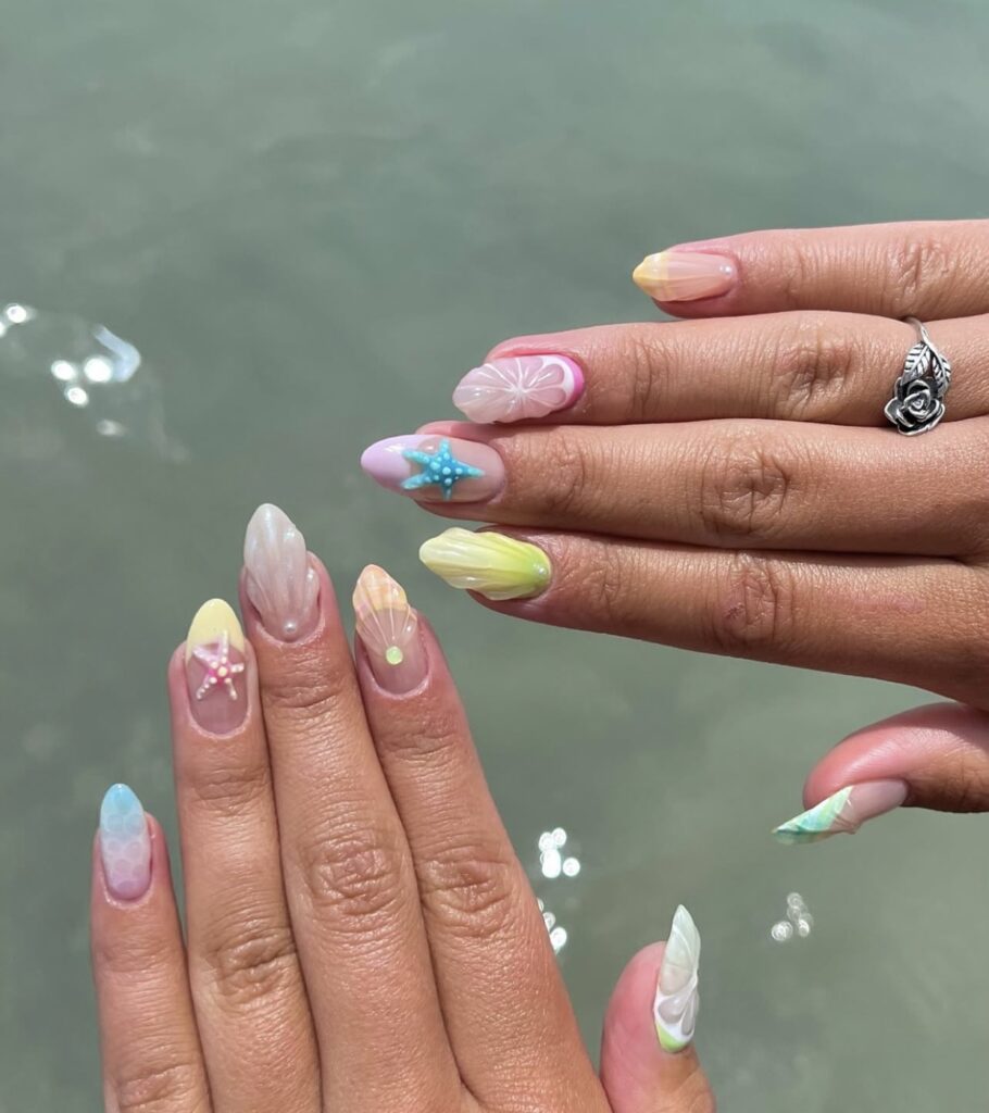 nails for summer short