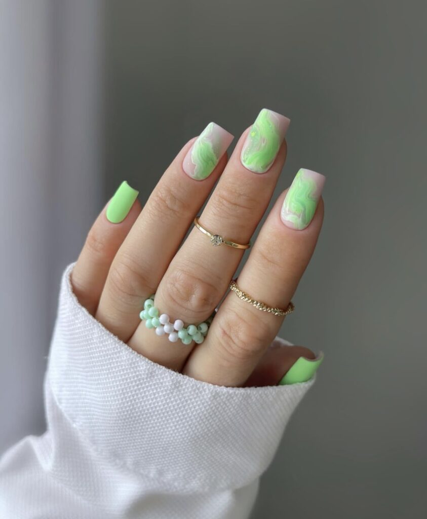 neon summer nails