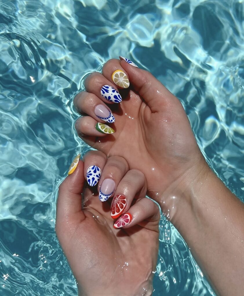 elegant summer nails