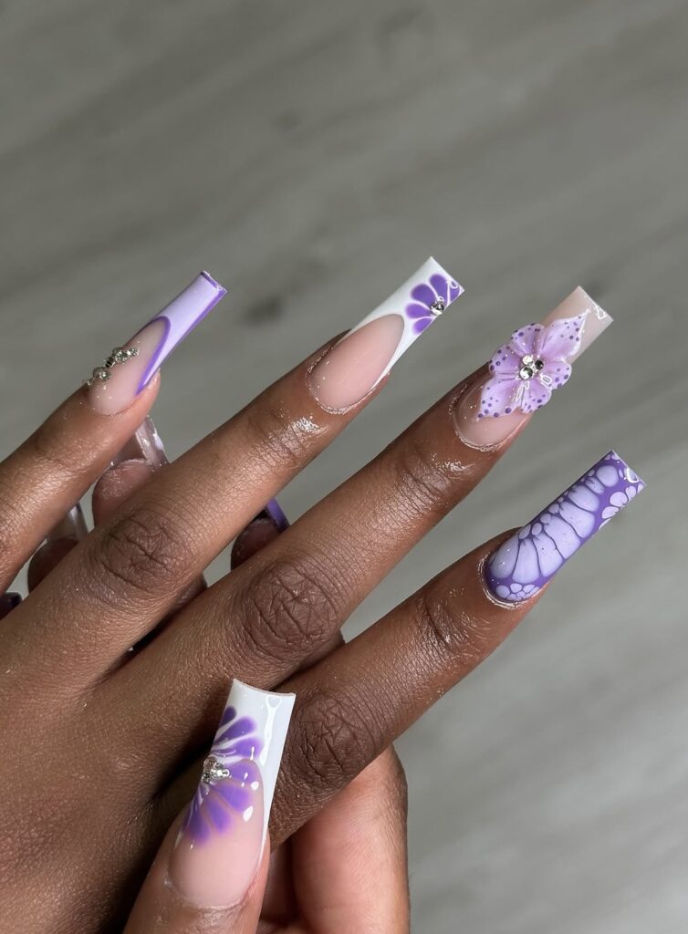 long vacation nails