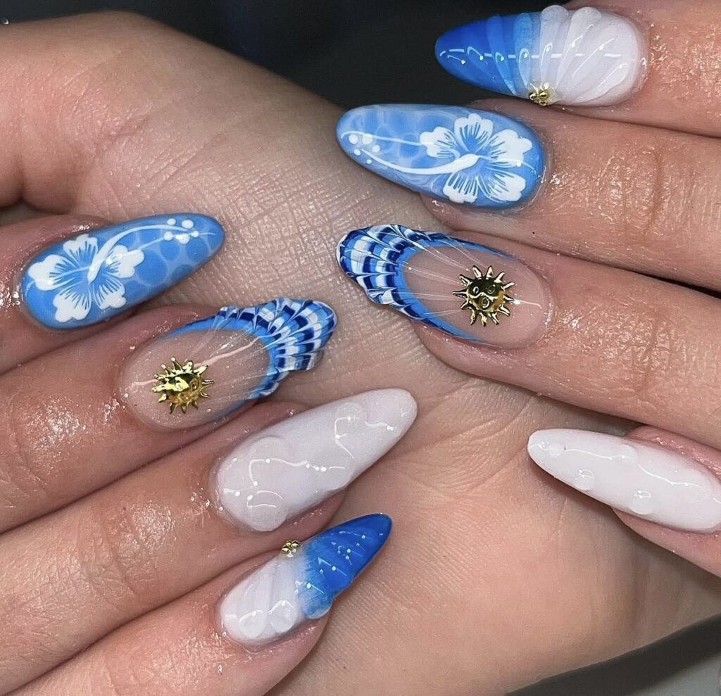 beach nails