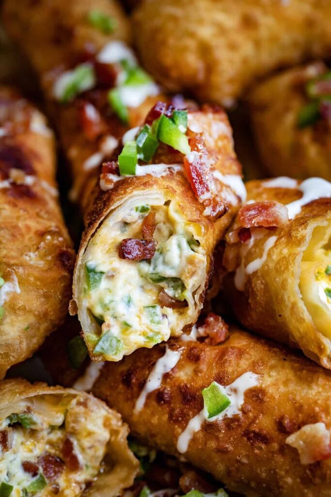 Jalapeno Popper Egg Rolls