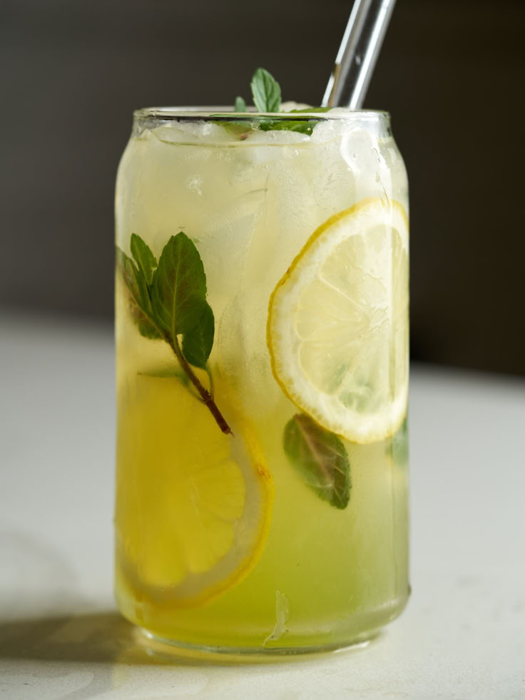 mint summer drinks