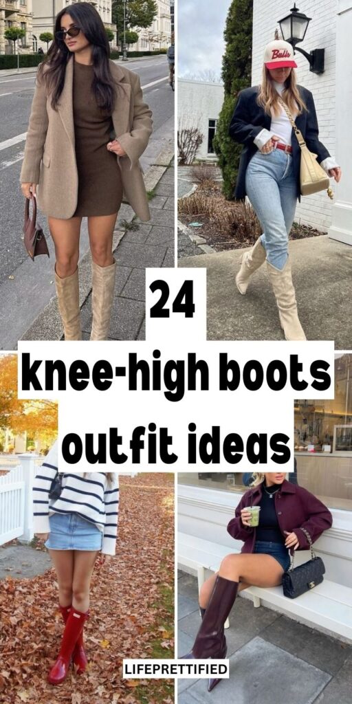 knee high boots outfit ideas