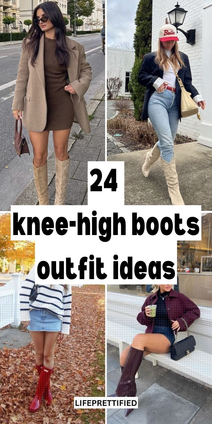 knee high boots outfit ideas