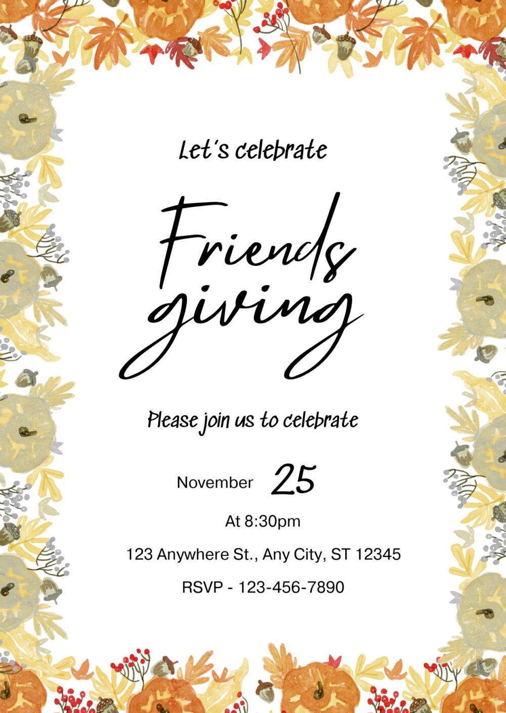 Friends Giving Letters 24 Friendsgiving Ideas That Are Cute, Fun & Totally Doable - LIFE ...
