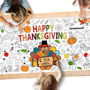 Thanksgiving activity tablecloth