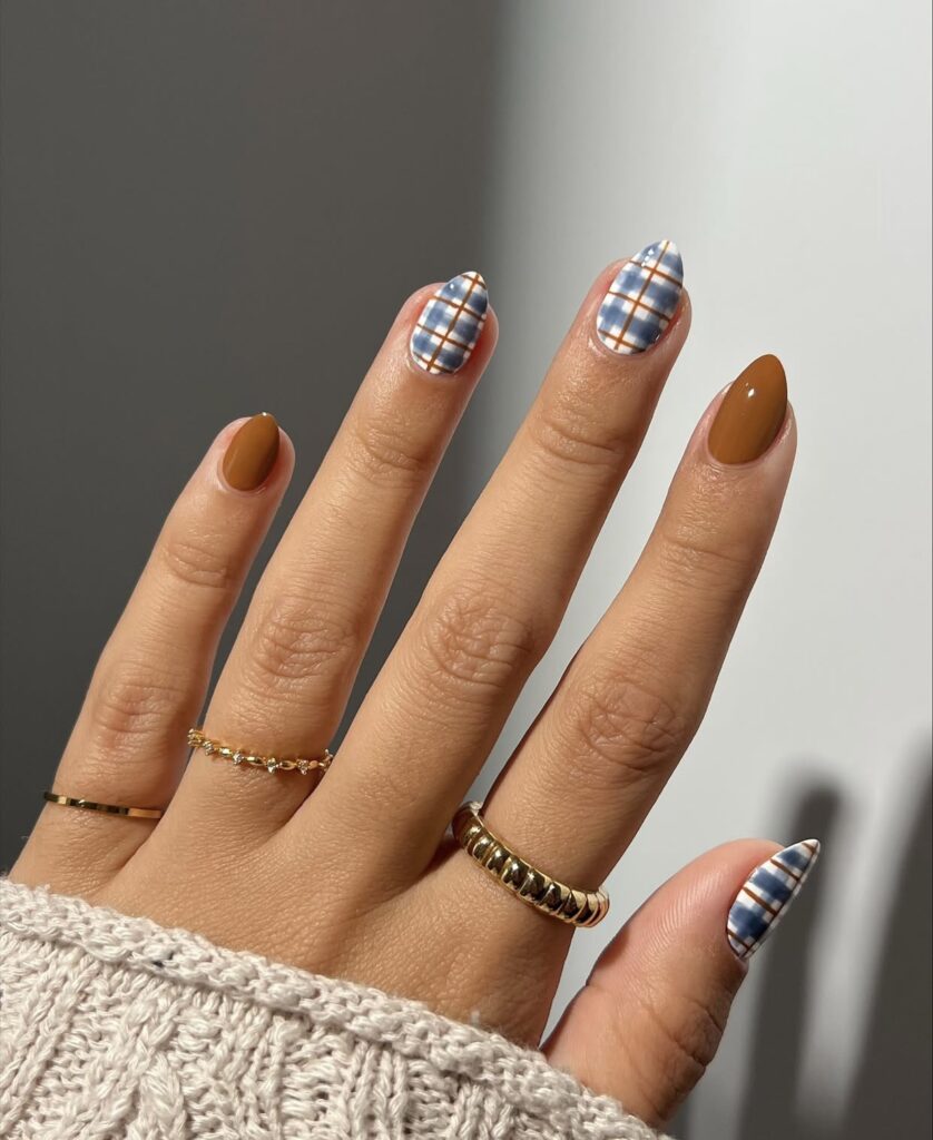 cute thanksgiving nails short