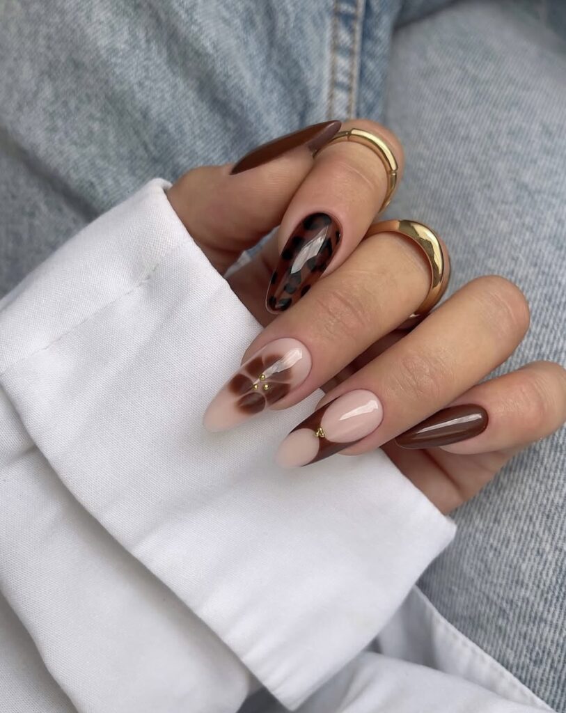 thanksgiving nails acrylic