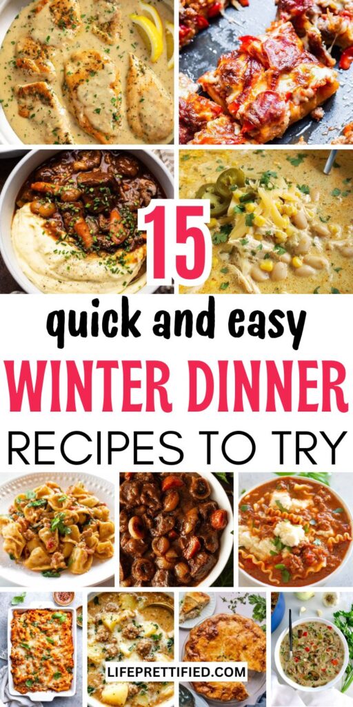 easy winter dinner recipes