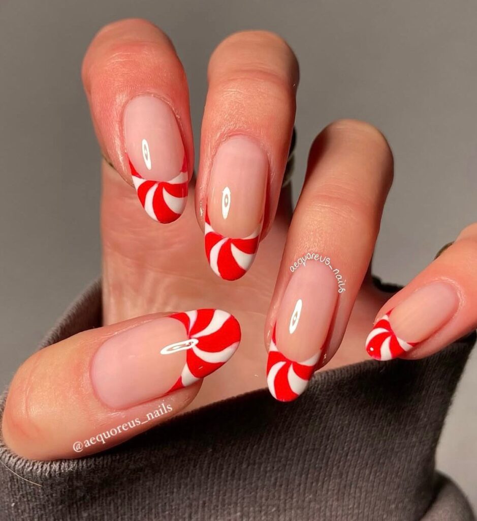 red christmas nails ideas