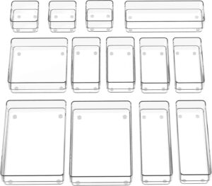 acrylic drawer organizers