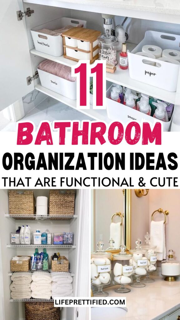 bathroom organization ideas