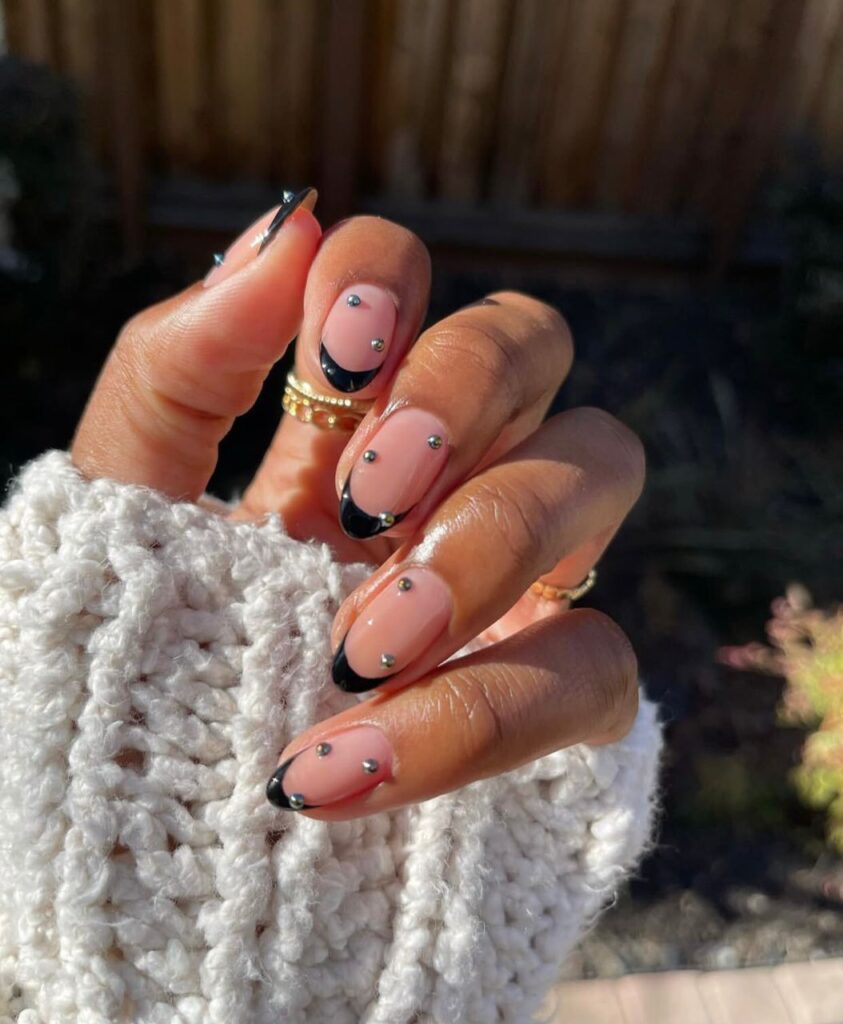 christmas new years nails