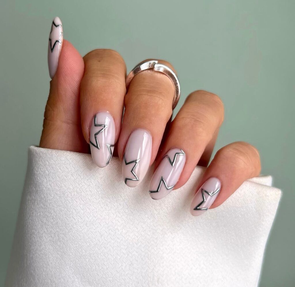 easy new years nails