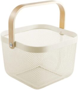 metal mesh organization basket