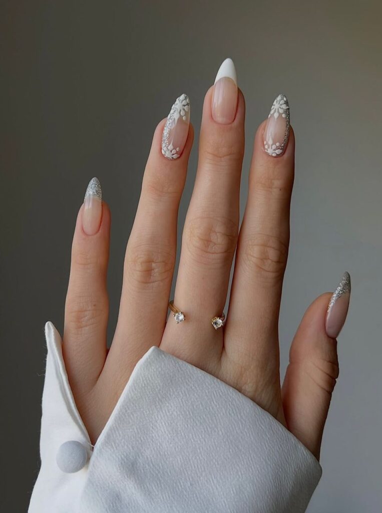 simple january nails