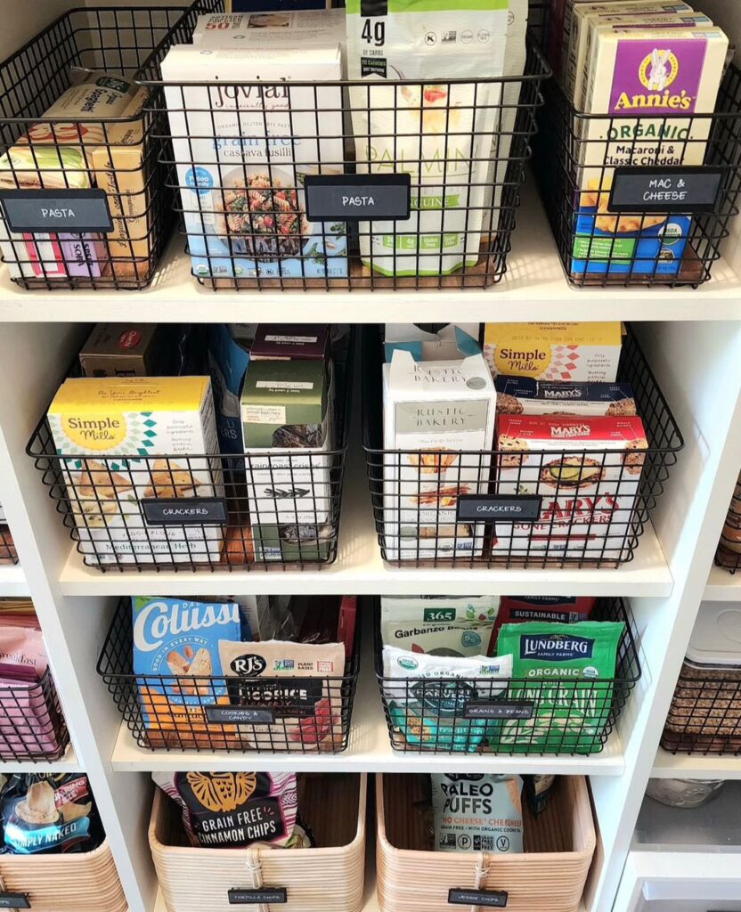 small pantry organization ideas Pinterest